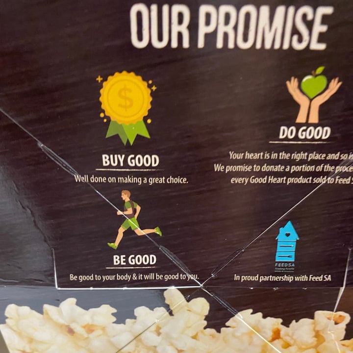 photo of Good Heart Popcorn in coconut oil shared by @ftc on  26 Aug 2021 - review