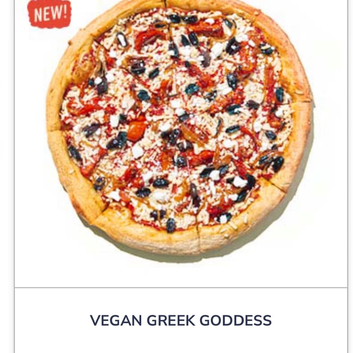 photo of Mellow Mushroom Vegan Greek Goddess pizza shared by @lunachic on  15 Dec 2021 - review
