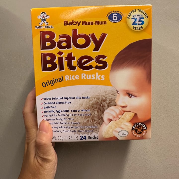 Want Want Baby Bites (Original Rice Rusks) Review