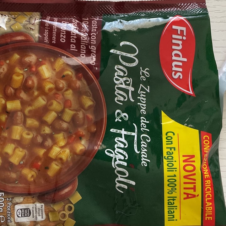 photo of Findus Le Zuppe Del Casale Pasta E Fagioli shared by @cajou on  10 Apr 2022 - review