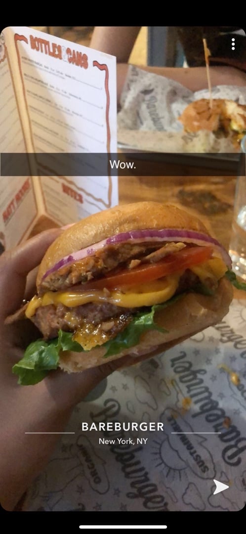 photo of Bareburger Beyond Burger With Tempeh And Vegan Cheese shared by @stephreyes17 on  19 Dec 2019 - review