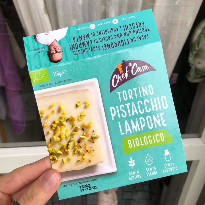 photo of Chef a casa tortino pistacchio lampone shared by @carmelau on  14 Dec 2022 - review