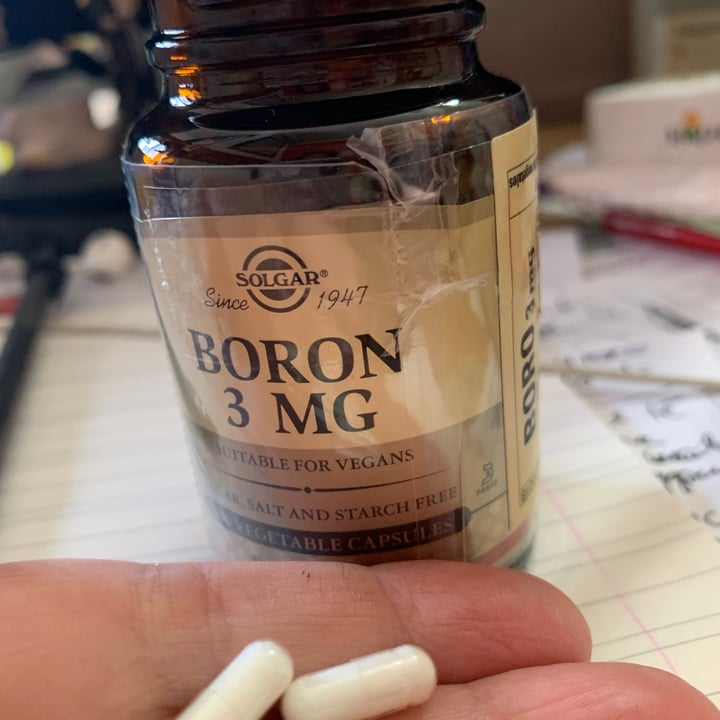 photo of Solgar boron 3 mg shared by @coloratantonella on  10 Sep 2022 - review