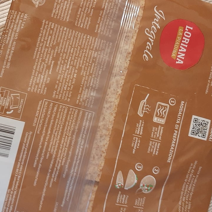 review photo of loriana la piada integrale Loriana Piada Integrale shared by @simona1969 on 07 Nov 2022 - review