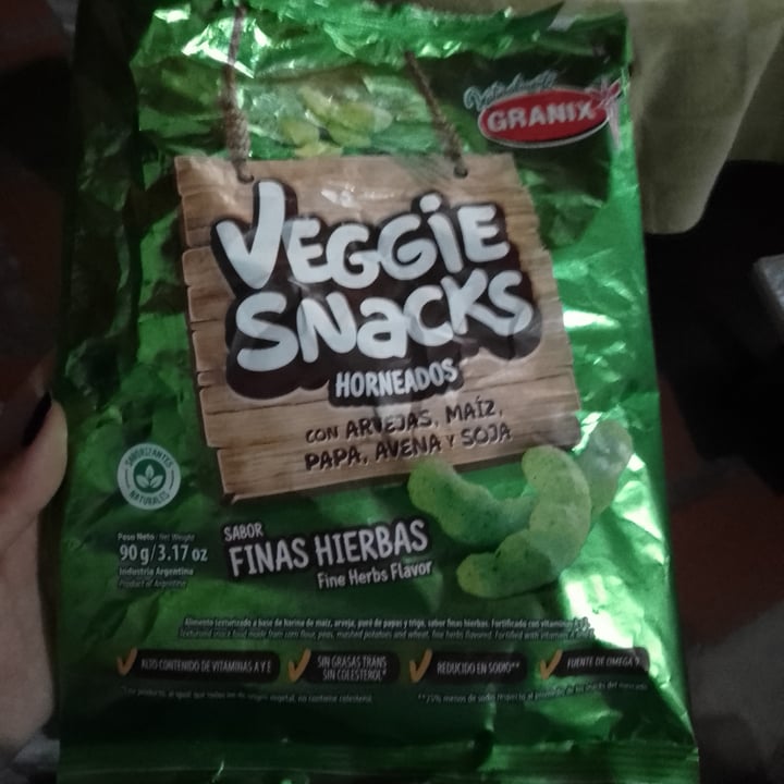 photo of Granix Veggie Snacks Horneados Finas Hierbas shared by @valeriapradoc on  06 Nov 2022 - review