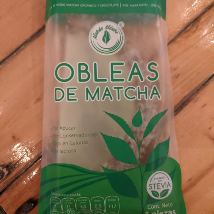 photo of Matcha mexico Obleas de Matcha shared by @polimana on  07 Nov 2020 - review