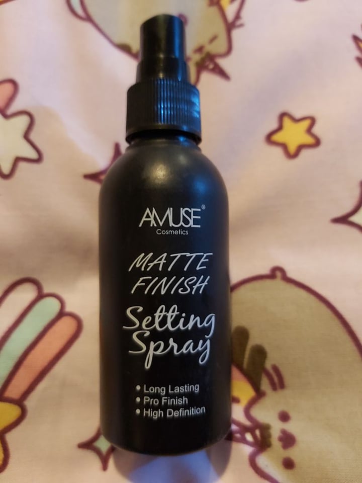 photo of Amuse Cosmetics Matte Finish Setting Spray shared by @rattus on  27 Jan 2020 - review