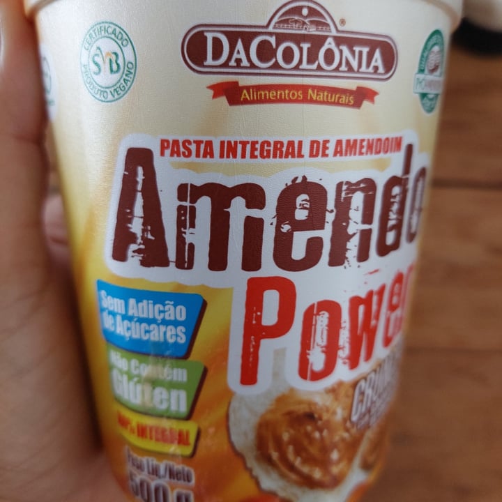 photo of DaColônia Pasta integral De Amendoim Amendo Power shared by @jessysimoes on  22 Apr 2022 - review