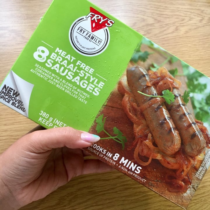 photo of Fry's Family Food Braai-Style Sausages shared by @anothersavegan on  06 Nov 2020 - review