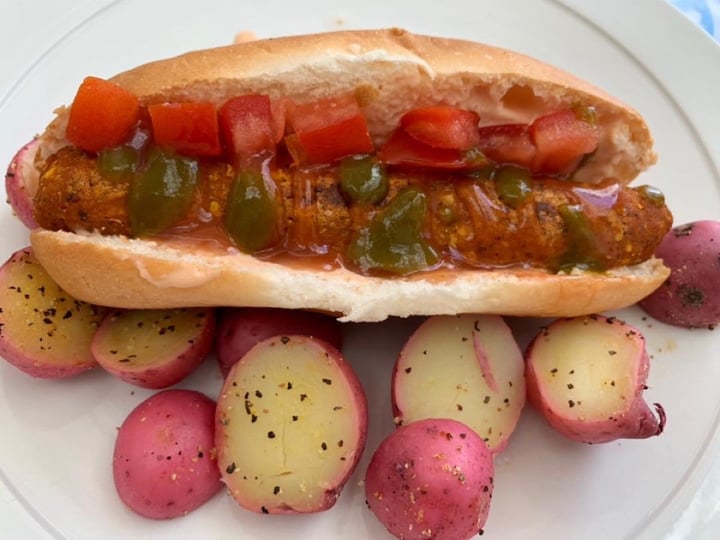photo of Alba's food Hot Dog Con Papas shared by @alevegana on  20 Jan 2020 - review