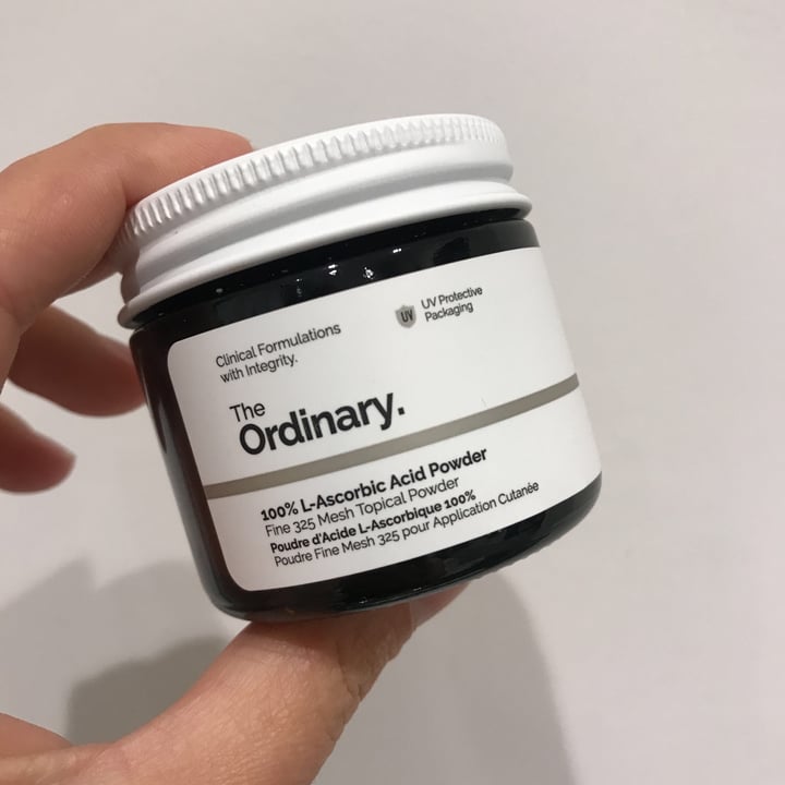 review photo of The Ordinary L-ascorbic Acid Powder shared by @theamicablevegan on 31 May 2020 - review