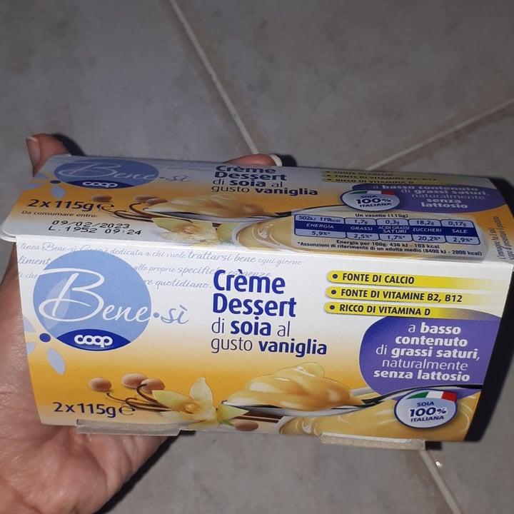 photo of Bene.Si coop creme dessert vaniglia shared by @giuliasmart on  12 Nov 2022 - review