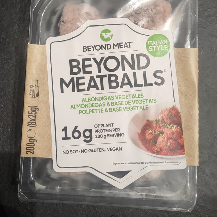 photo of Beyond Meat Beyond Meatballs shared by @agnetrem on  28 Dec 2021 - review
