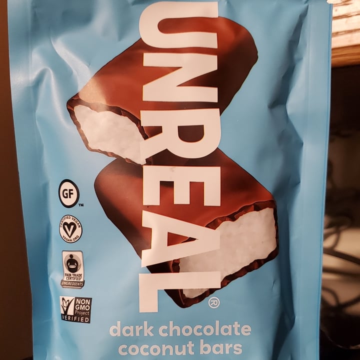 photo of UNREAL Dark Chocolate Coconut Bars shared by @argosylvia on  26 Feb 2022 - review
