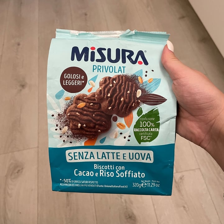 photo of Misura Biscotti con cacao e riso soffiato - Privolat shared by @hiddenleo on  03 Oct 2021 - review