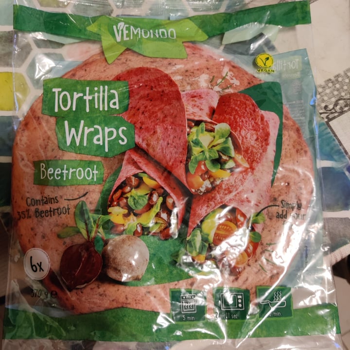 photo of Vemondo  tortilla wraps alla barbabietola shared by @yaksha94 on  22 Aug 2022 - review