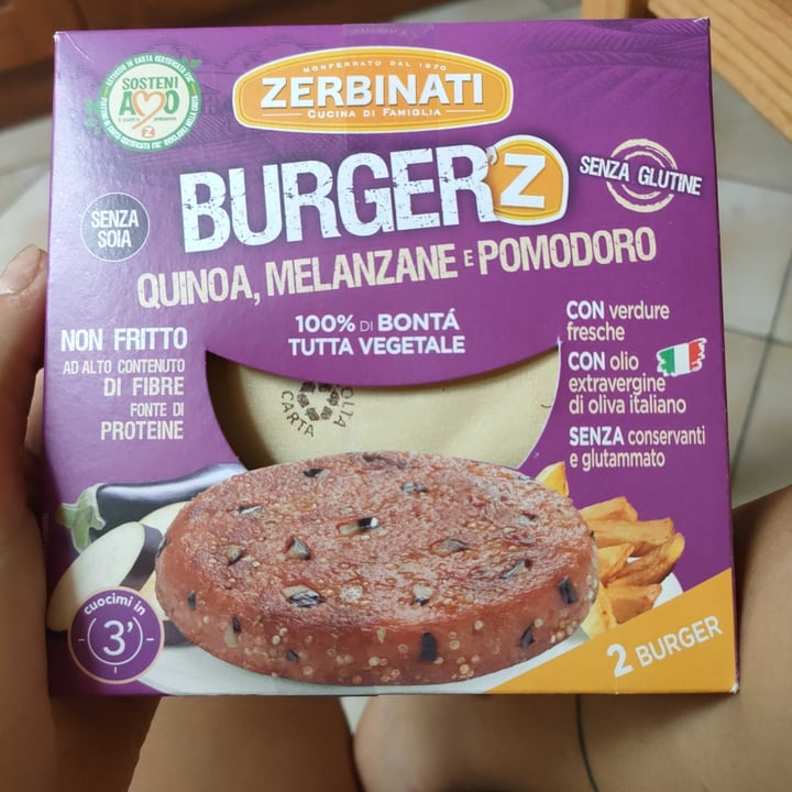 review photo of Zerbinati Burger Quinoa, Melanzane e Pomodoro shared by @virginia123456 on 04 Jul 2022 - review