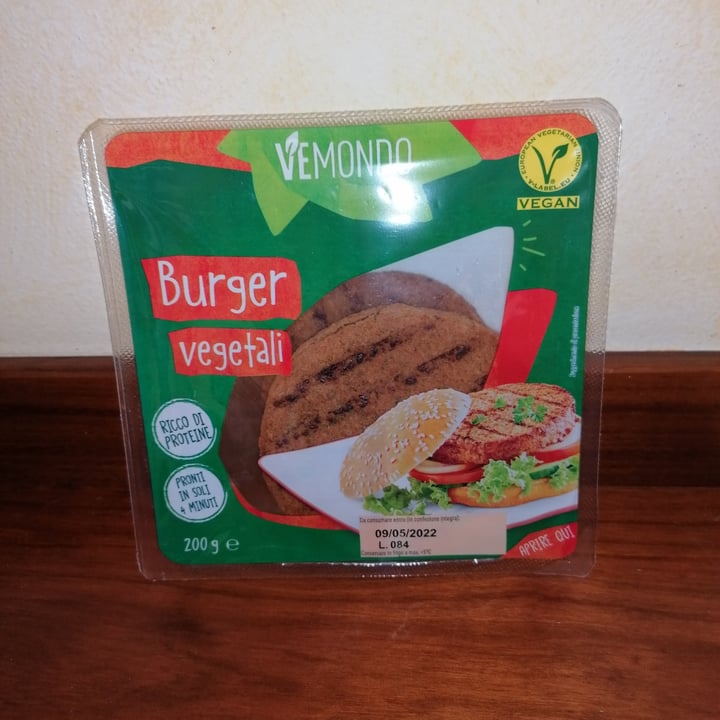 photo of Vemondo Burger vegetali shared by @nanipeg on  24 Apr 2022 - review