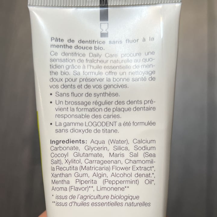photo of Logodent Dentifrice A La Menthe shared by @mmmariam on  06 Aug 2022 - review