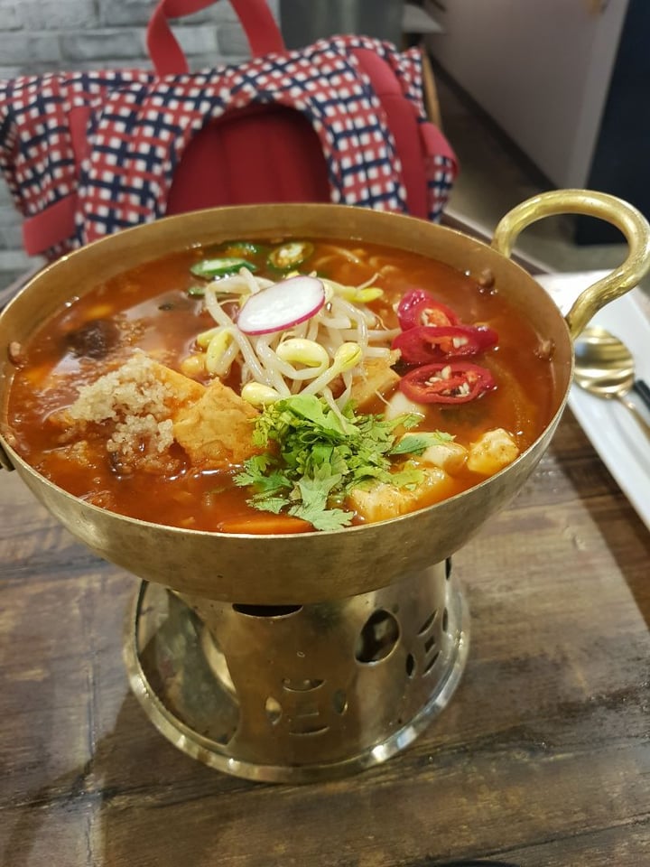 photo of Daehwa Vegetarian 짬뽕 Jjampong (Spicy Noodle Soup) shared by @shanna on  27 Mar 2020 - review