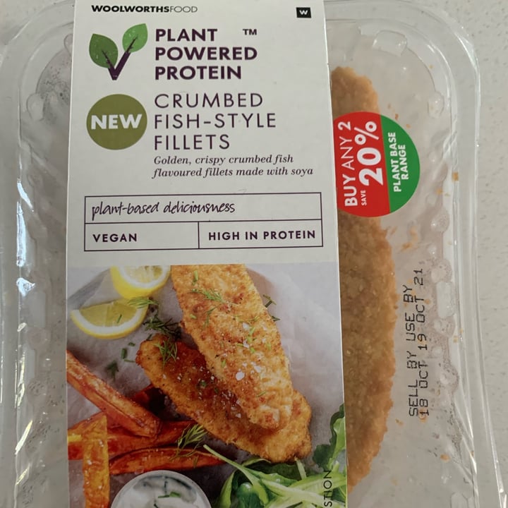 review photo of Woolworths Food Crumbed Fish-Style fillets shared by @kaylynparbs on 08 Nov 2021 - review