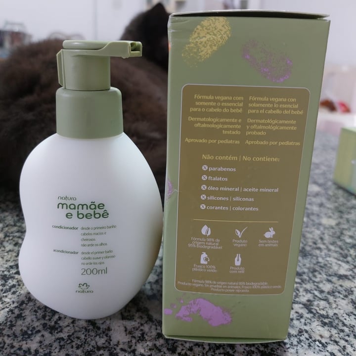 review photo of Natura condicionador mamãe e bebê shared by @inalobo on 04 May 2022 - review