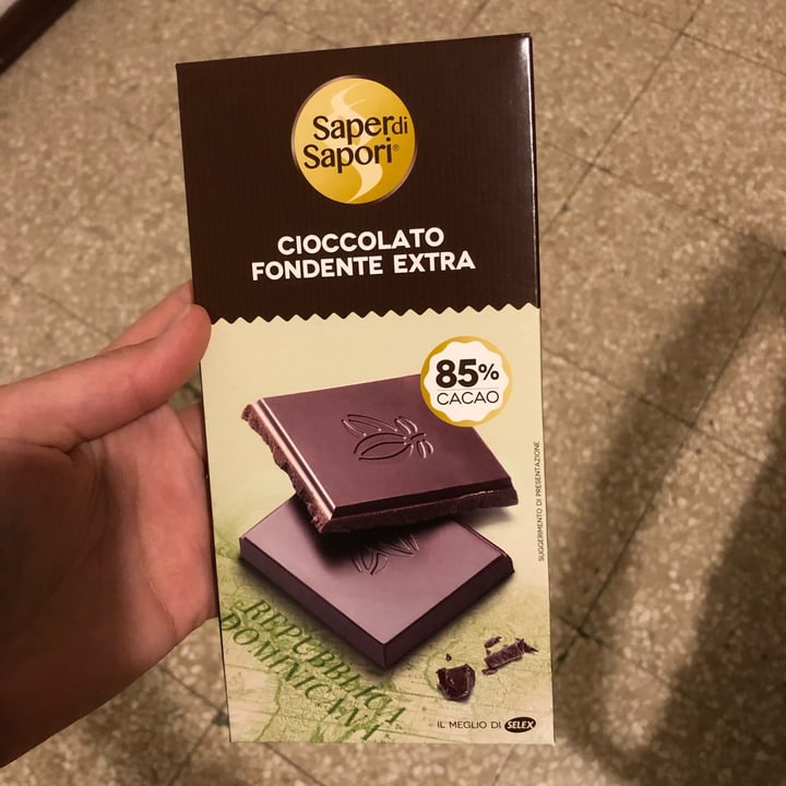 review photo of Saper di Sapori Cioccolato fondente 85% shared by @lucreziaballerini on 15 Mar 2022 - review