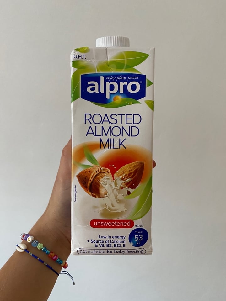 photo of Alpro Unsweetened Almond Milk Roasted shared by @chlo17chappell on  23 Mar 2020 - review