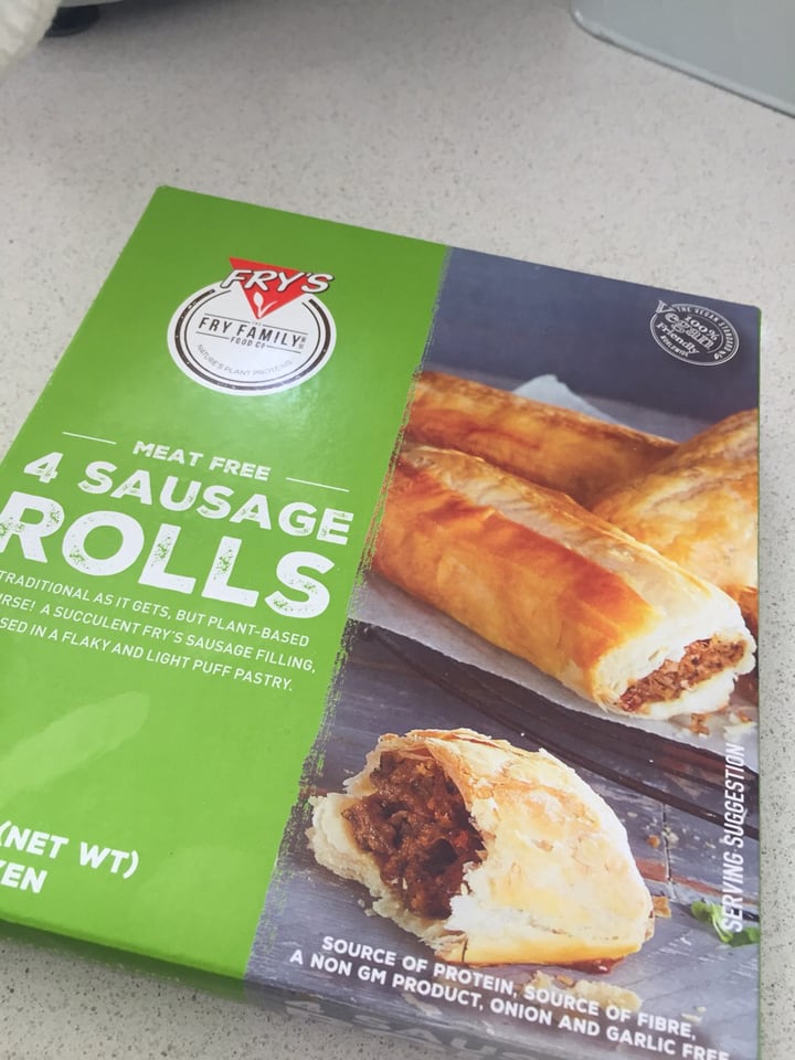 photo of Fry's Family Food Sausage Rolls shared by @taz on  26 Oct 2019 - review