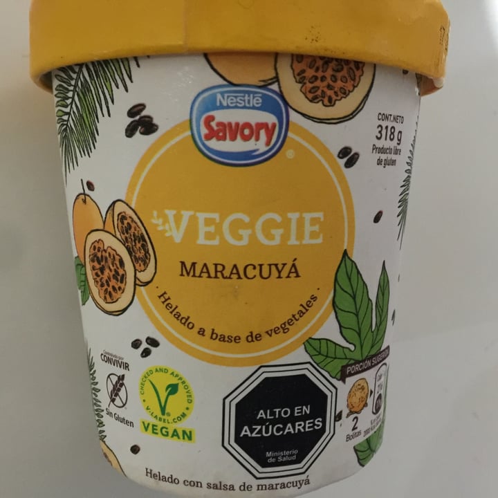 review photo of Savory Helado Veggie Maracuyá shared by @maichellle on 02 Sep 2021 - review