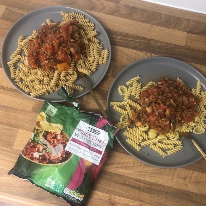 photo of Tesco Plant Chef Meat Free Mince Lightly seasoned Soya Protein shared by @whenibegantovegan on  03 Jul 2021 - review