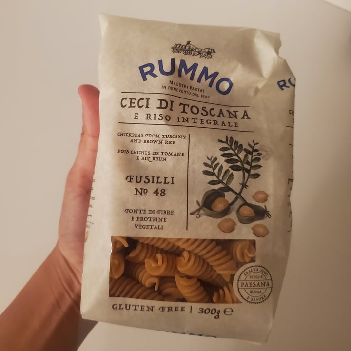photo of Rummo Fusilli n. 48 ceci di Toscana e riso integrale shared by @martachc on  01 Jun 2022 - review