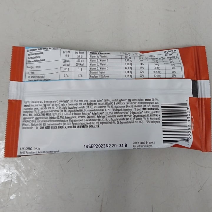 photo of Clif Bar Crunchy Peanut Butter shared by @4allthehorses on  06 Apr 2022 - review