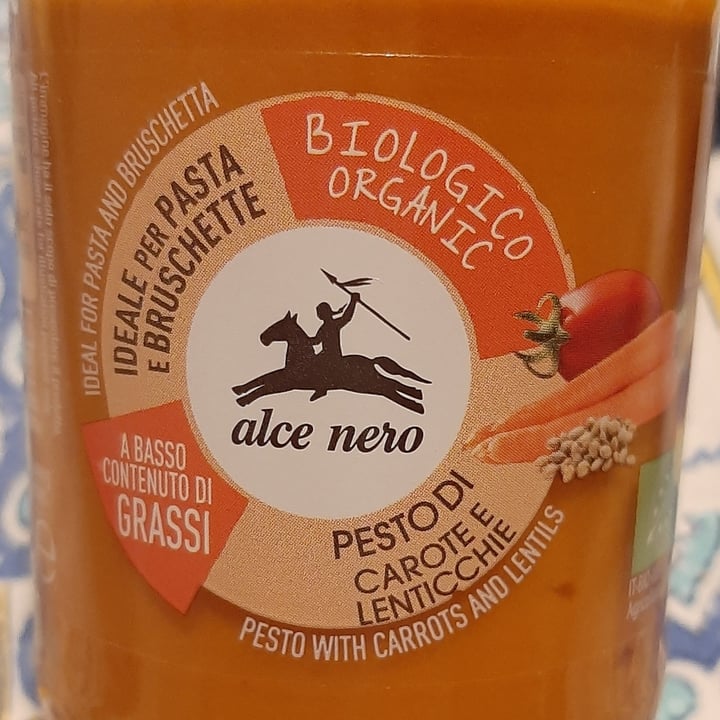photo of Alce Nero Pesto Di Carote E Lenticchie shared by @valeru57 on  27 Mar 2022 - review