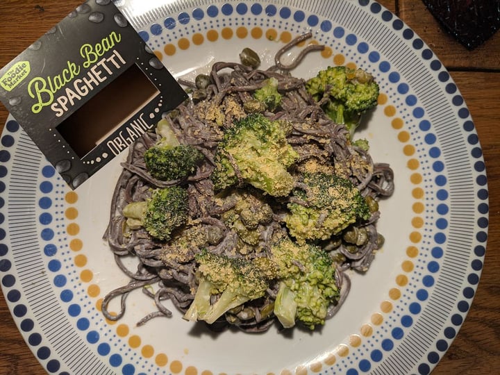 review photo of ALDI Black Bean Spaghetti shared by @papalovesvegan on 13 Jan 2020 - review