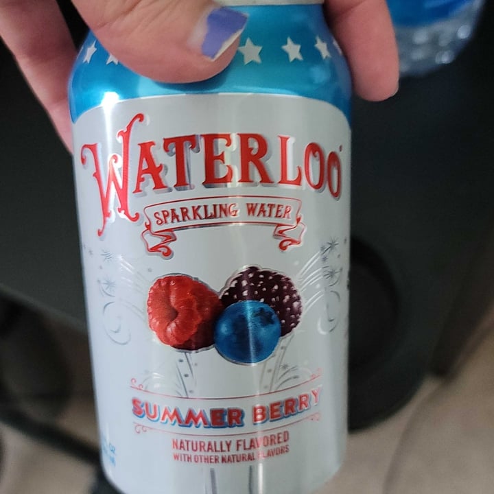photo of Waterloo Summer berry sparkling water shared by @vegronica on  11 Jun 2022 - review
