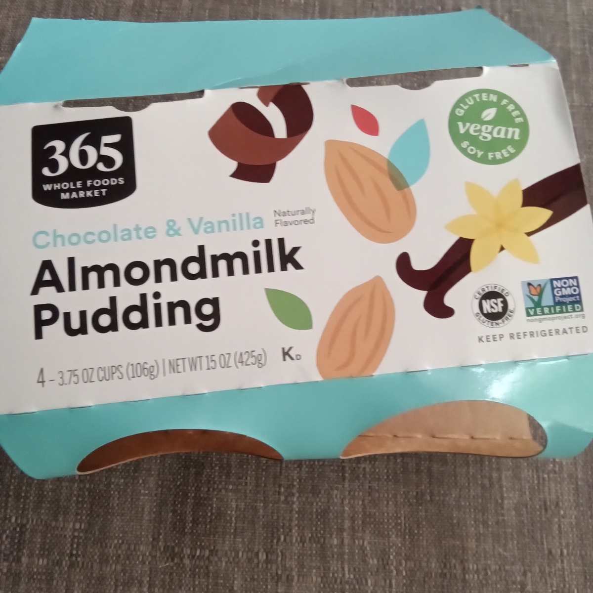 Almondmilk pudding chocolate from 365 Whole Foods Market - Vegan ...