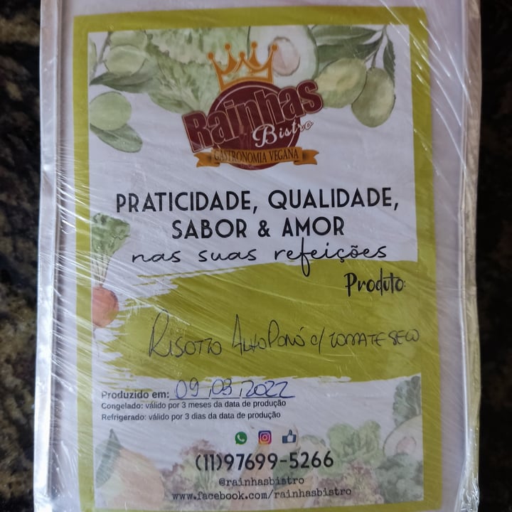 review photo of Rainhas bistrô Risoto Alho Poró E Tomate Seco shared by @witchfefe on 16 Apr 2022 - review