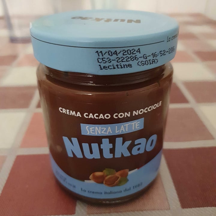 review photo of Nutkao Crema cacao con nocciole Senza latte shared by @valentinaya on 27 Oct 2022 - review