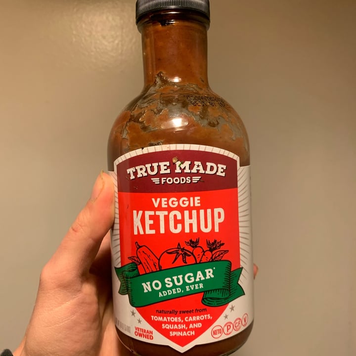 photo of True made foods Veggie ketchup shared by @jetfueljuliette on  03 Jan 2022 - review