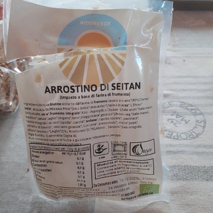 photo of bioenergy Arrostino Di Seitan shared by @robina on  07 Oct 2022 - review