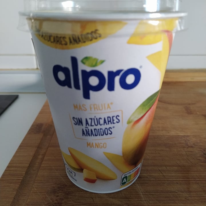 photo of Alpro Mango Yogurt (No Added Sugars) shared by @marinasnchez on  04 Apr 2022 - review