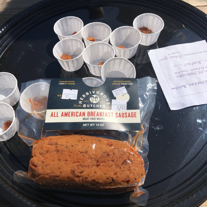 photo of The Herbivorous Butcher All American Breakfast Sausage shared by @arvindthomas on  13 Mar 2021 - review