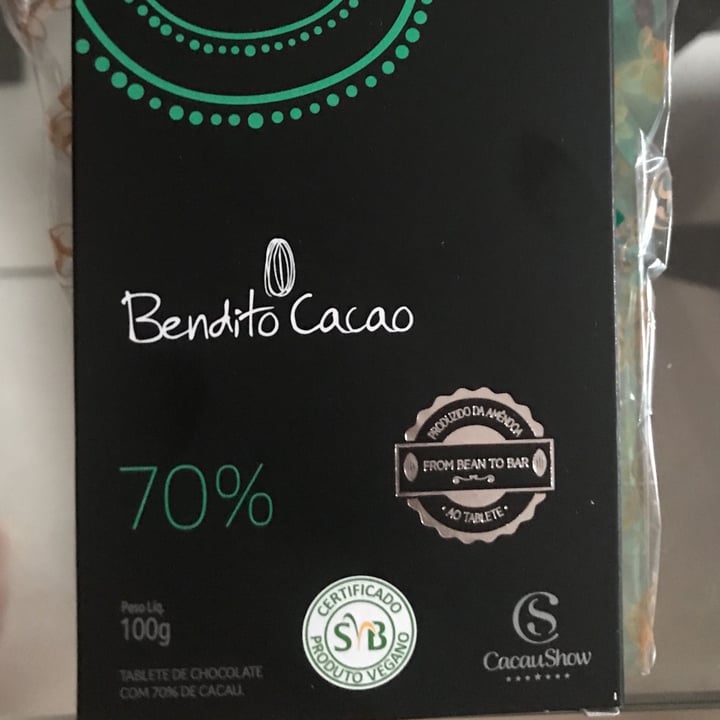 review photo of Bendito Cacao Bendito Cacau 70% shared by @maryanedias on 02 Jul 2022 - review