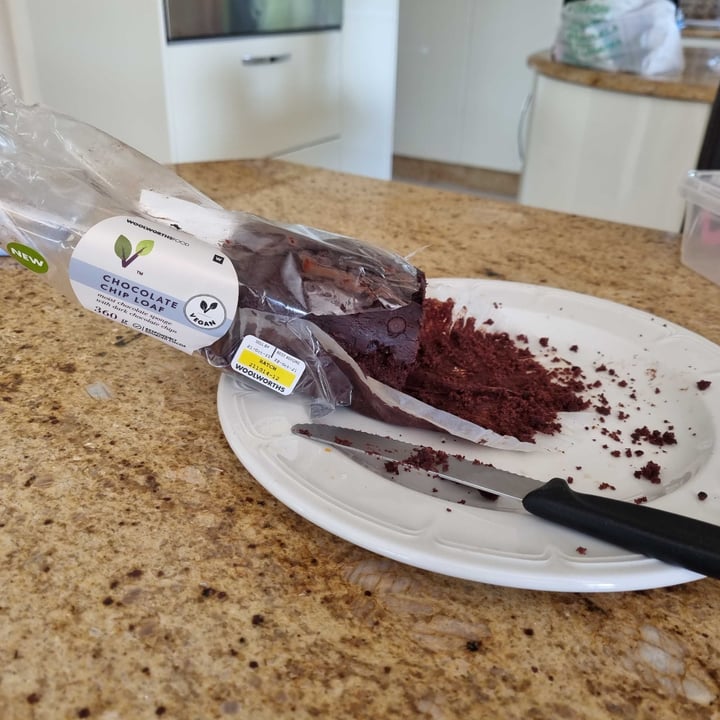 photo of Woolworths Food chocolate chip loaf vegan shared by @chan281 on  21 Oct 2021 - review