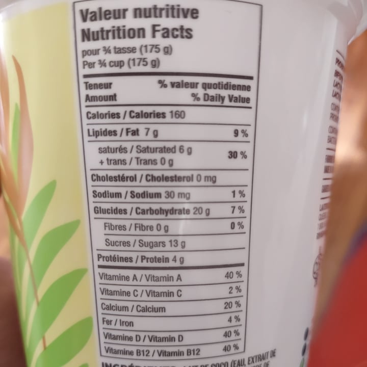 review photo of Maison Riviera Coconut milk vegan vanilla yogurt shared by @annau on 18 May 2021 - review