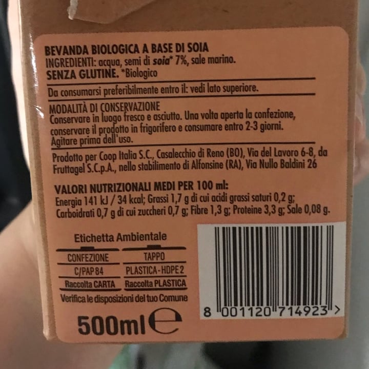 review photo of Bene.Si coop Bevanda di soia shared by @papereli on 18 Oct 2022 - review