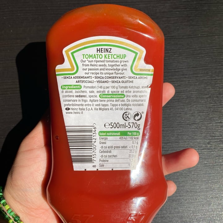 photo of Heinz Tomato Ketchup shared by @luceperte13 on  19 May 2022 - review