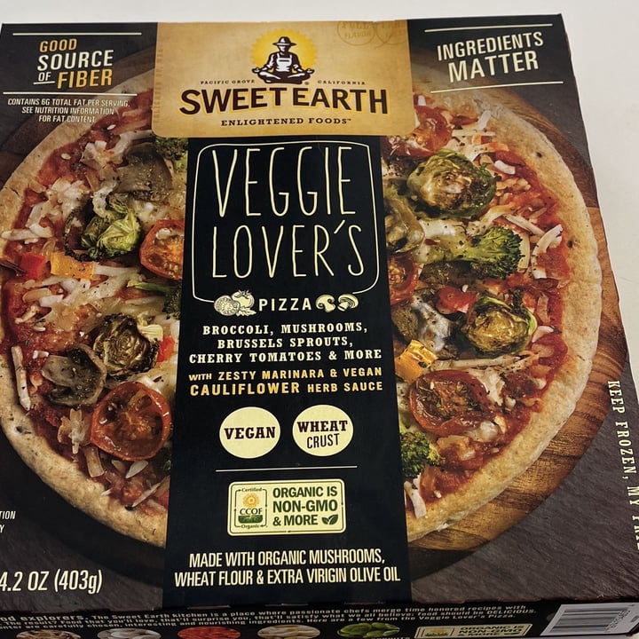 photo of Sweet Earth Veggie Lover's Pizza shared by @plants4peace on  17 Nov 2022 - review