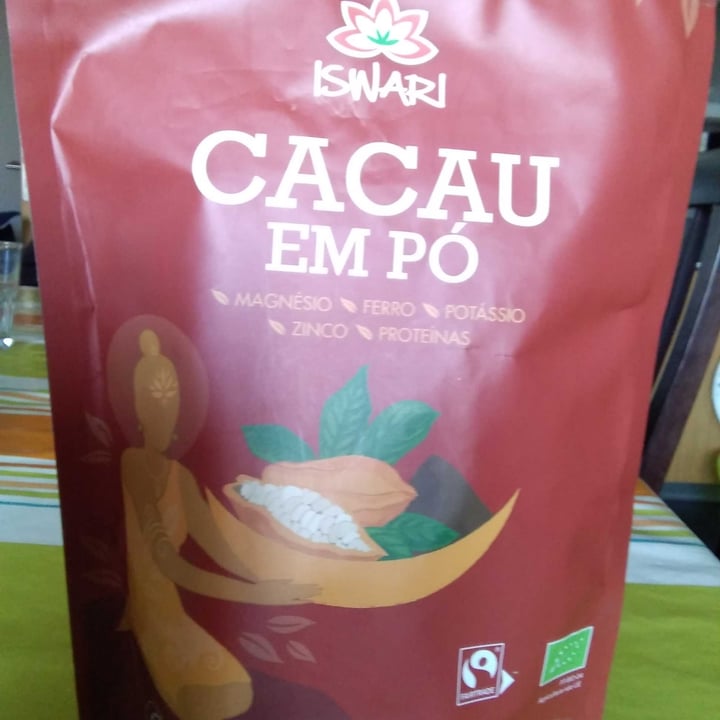 review photo of Iswari Cacau em pó shared by @claudiaines on 06 Jul 2022 - review